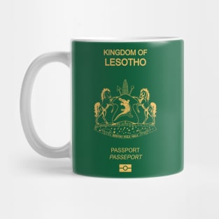 Lesotho passport Mug